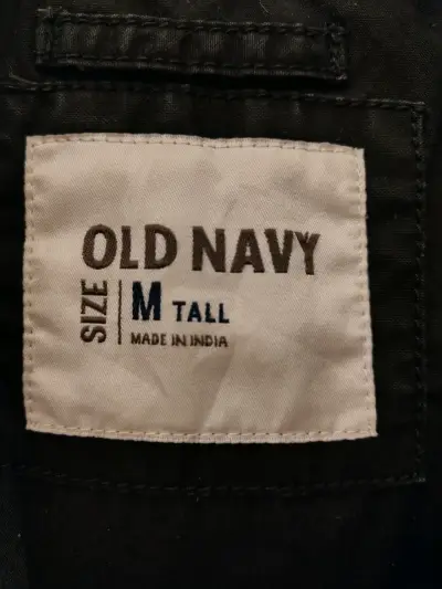 Chaqueta negra con capucha Old Navy talla M - miniatura 2