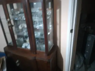 Juego de comedor de vidrio con sillas negras - miniatura 6