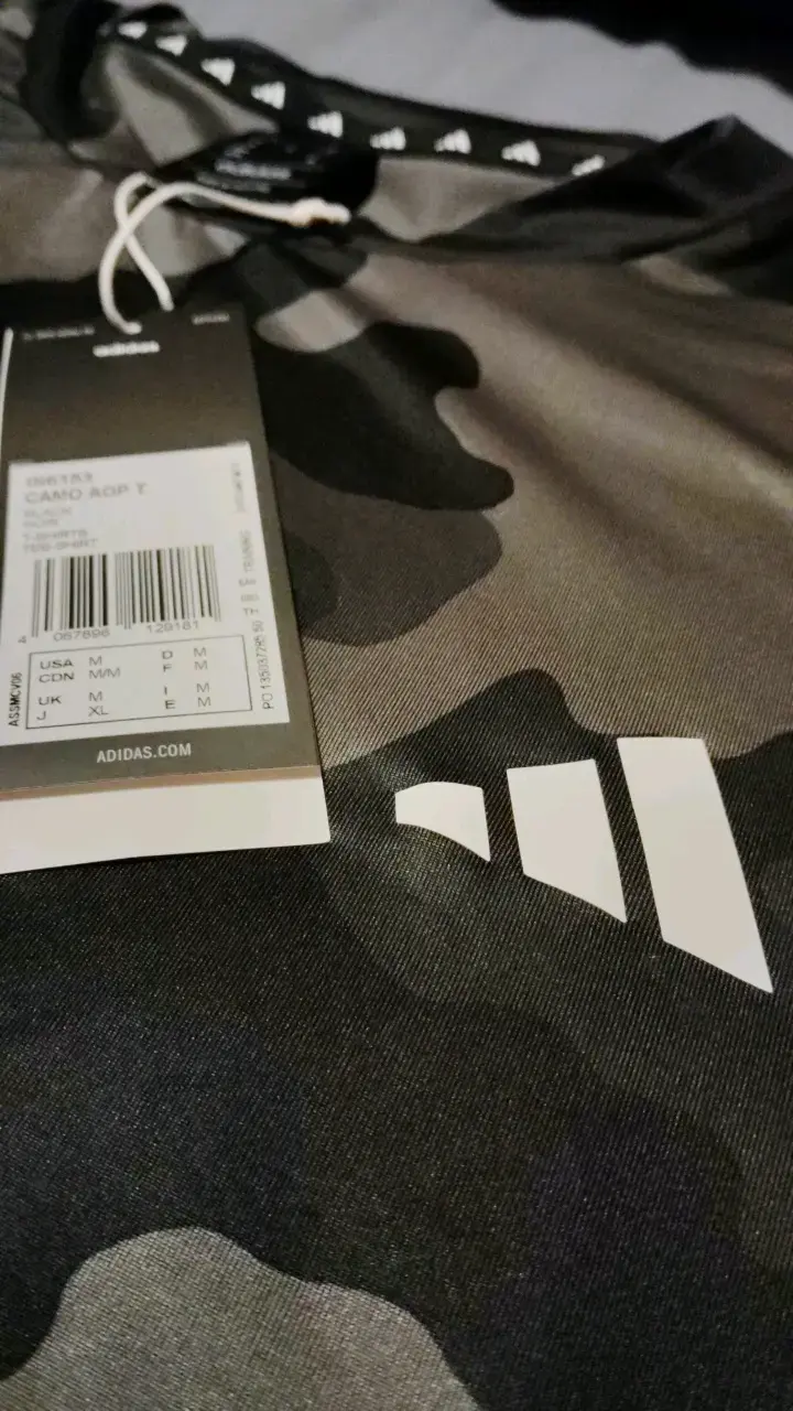 Polera deportiva camuflaje Adidas - 3