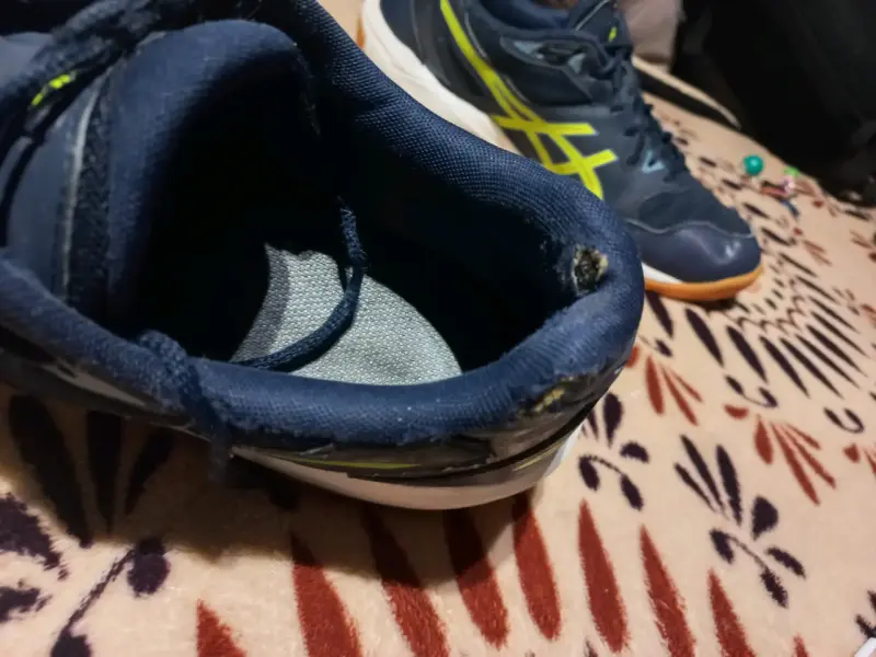 Asics Gel Rocket azul y verde - 2