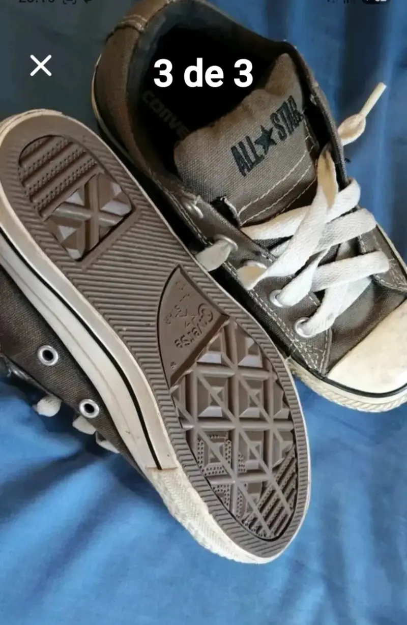 Zapatillas Converse All Star grises unisex - 3