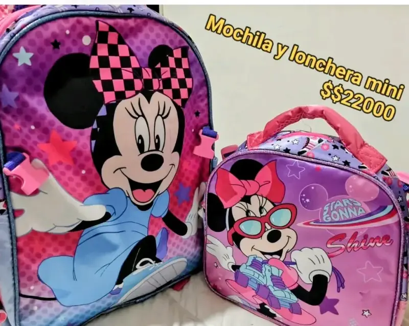 Set de mochila y lonchera Minnie Mouse - 1