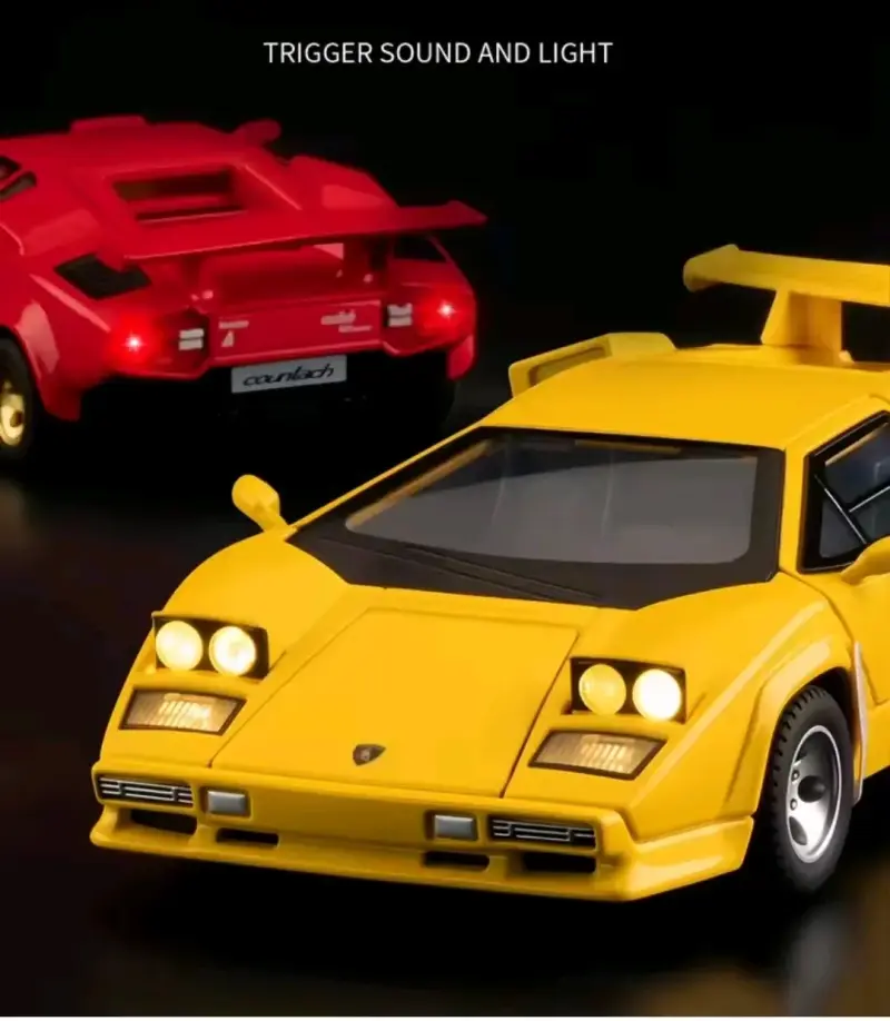 Auto Lamborghini Countach rojo 1:32 - 6