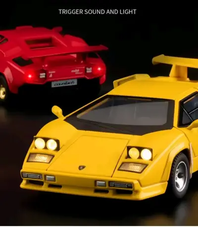 Auto Lamborghini Countach rojo 1:32 - miniatura 6