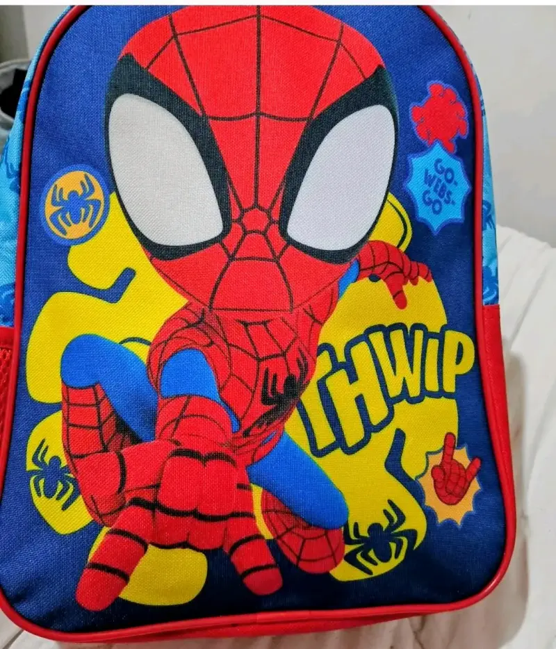 Mochila infantil de Spiderman colorida - 1