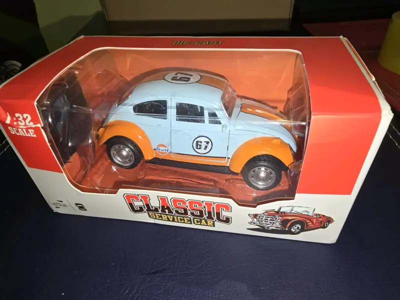 Auto Metal Escarabajo Volkswagen GULF Esc 1:32 - 3