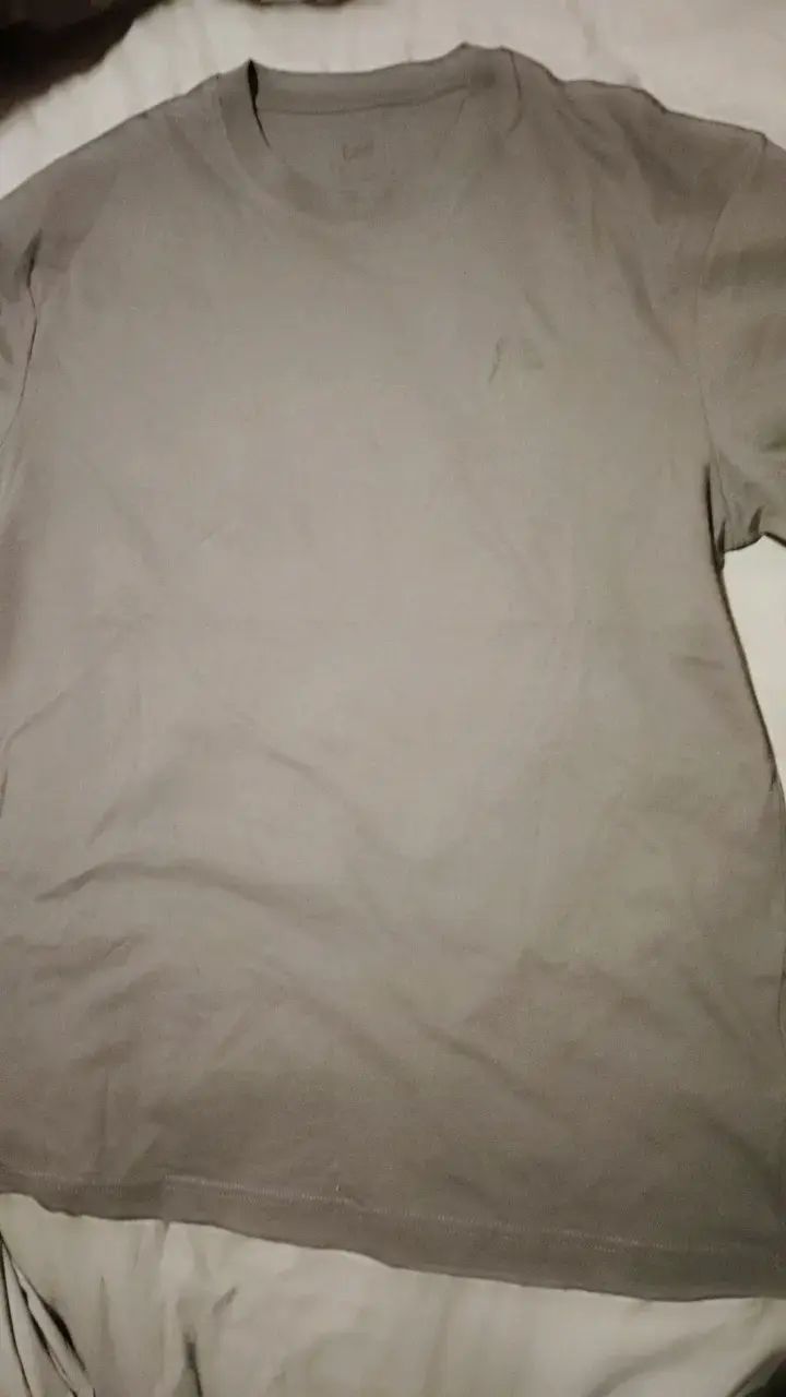 Polera gris Lee de algodón para hombre - 1