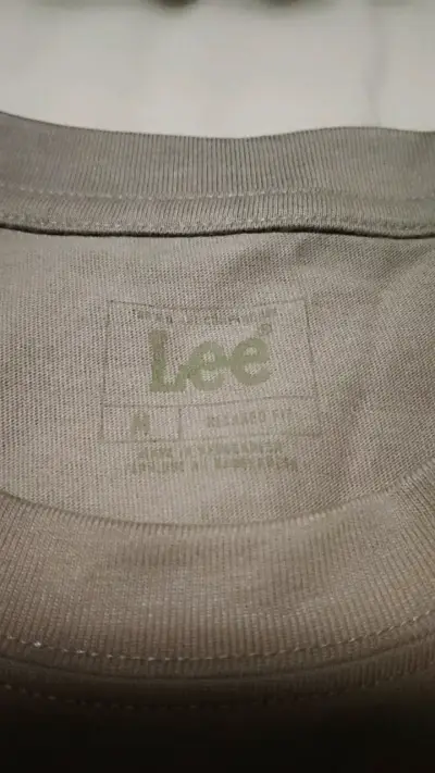Polera gris Lee de algodón para hombre - miniatura 2