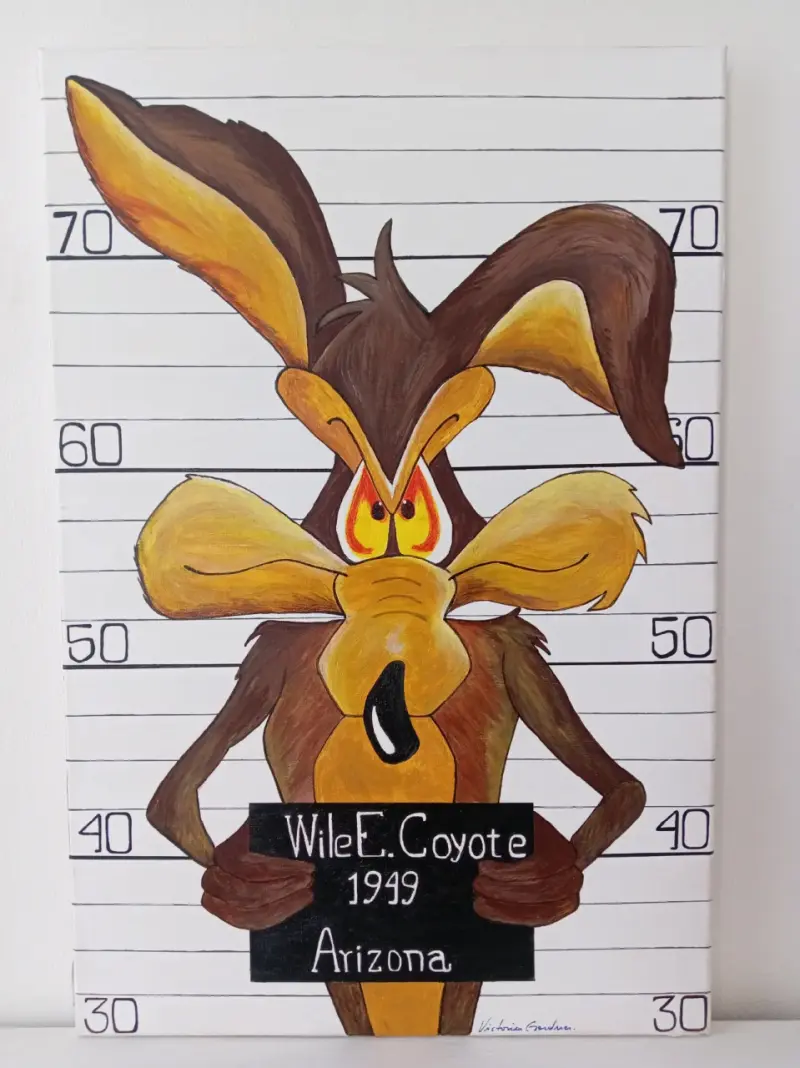 Cuadro decorativo Wile E. Coyote estilo caricatura - 3