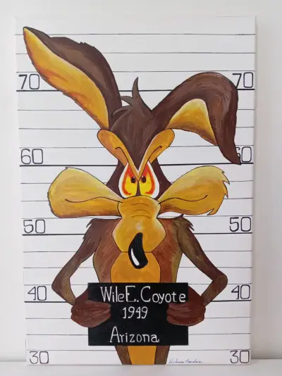 Cuadro decorativo Wile E. Coyote estilo caricatura - miniatura 3