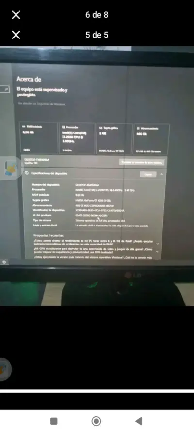 Computador de Escritorio LG con Monitor y Teclado - miniatura 2