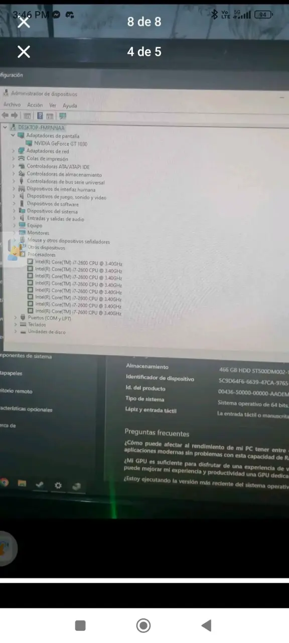 Computador de Escritorio LG con Monitor y Teclado - 3