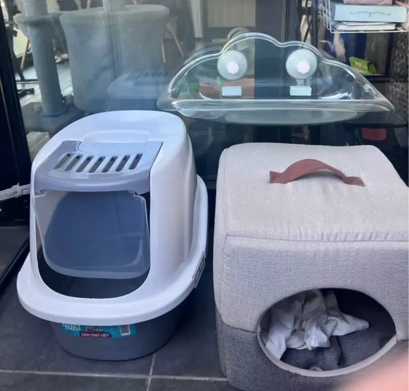 Cama de ventana para gatos con ventosas - 2