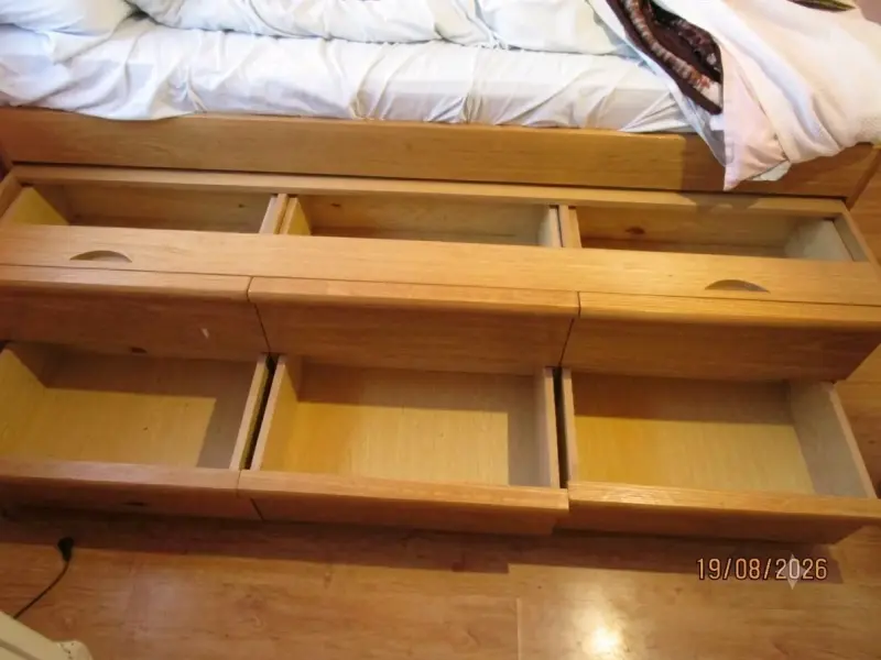 Cama nido de madera con cajones - 5