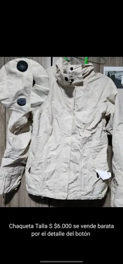 Chaqueta The North Face blanca - miniatura 1