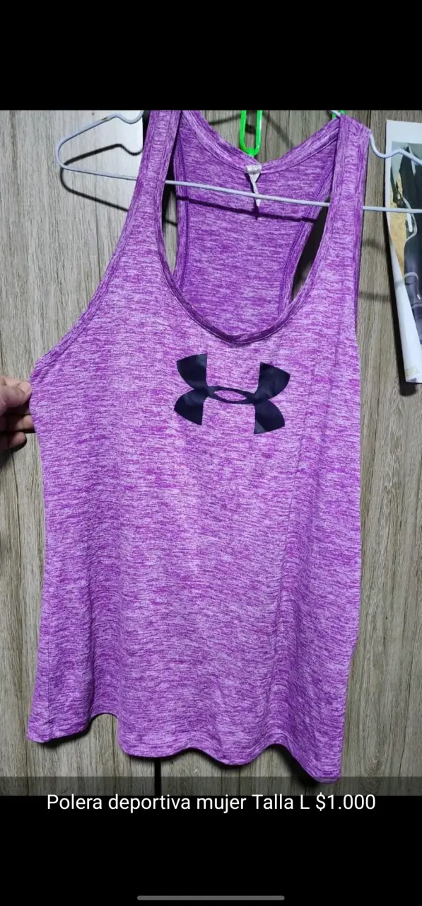 Polera Nike manga 3/4 negra talla M - 4