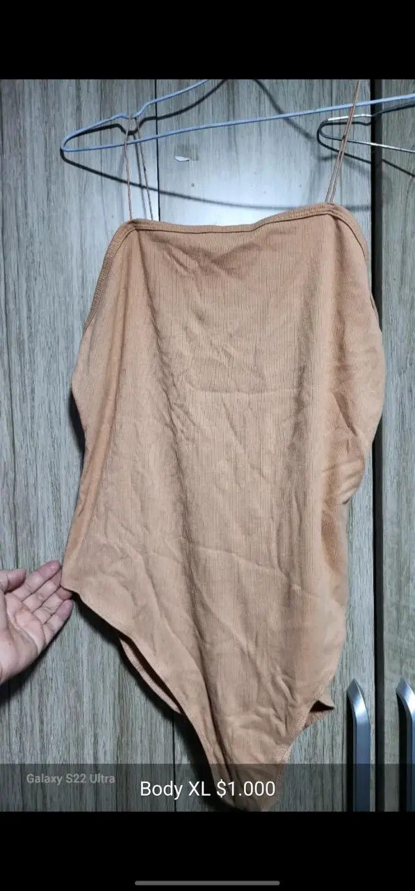 Polerón delgado azul talla S