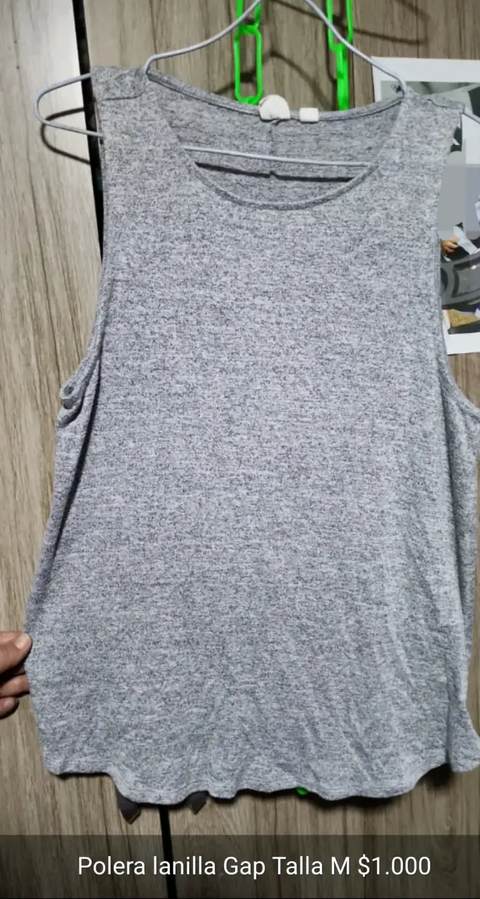 Polerón delgado azul talla S - 3