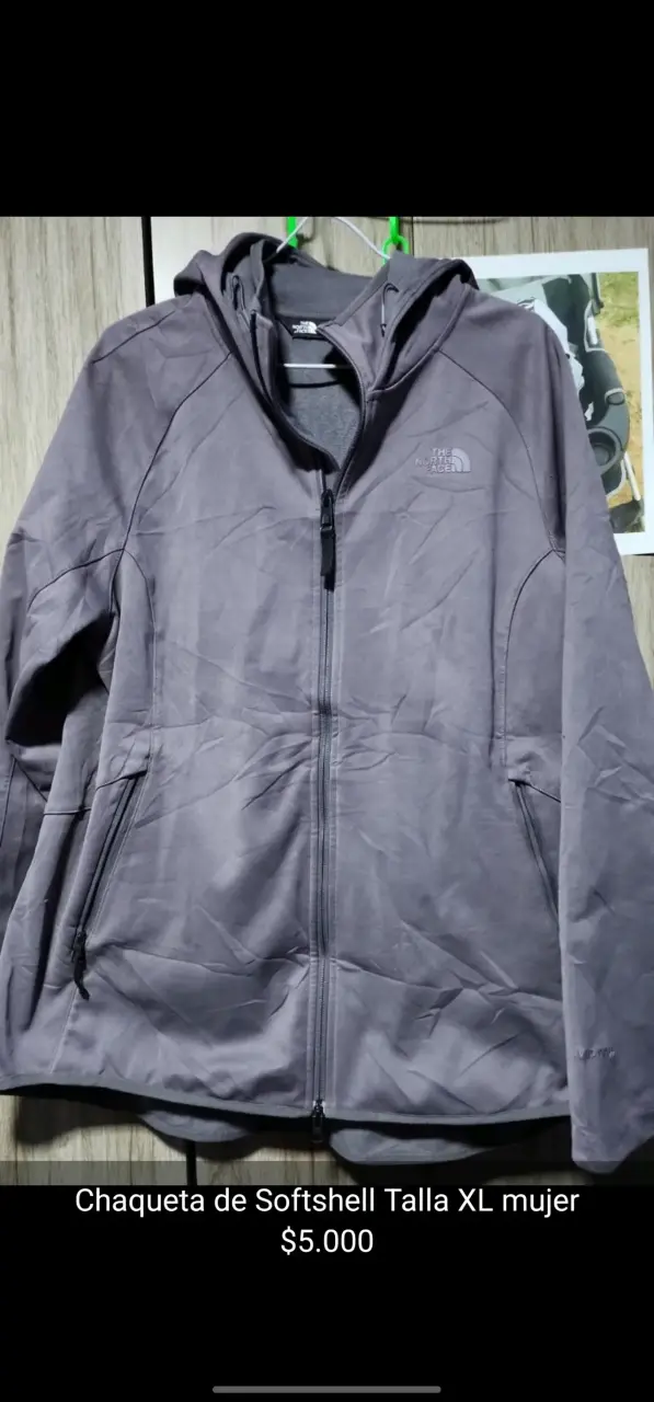 Polerón delgado azul talla S - 5