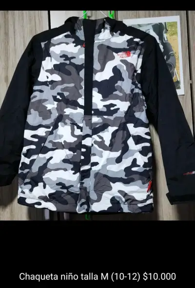 Chaqueta camuflaje niño The North Face talla M - miniatura 1