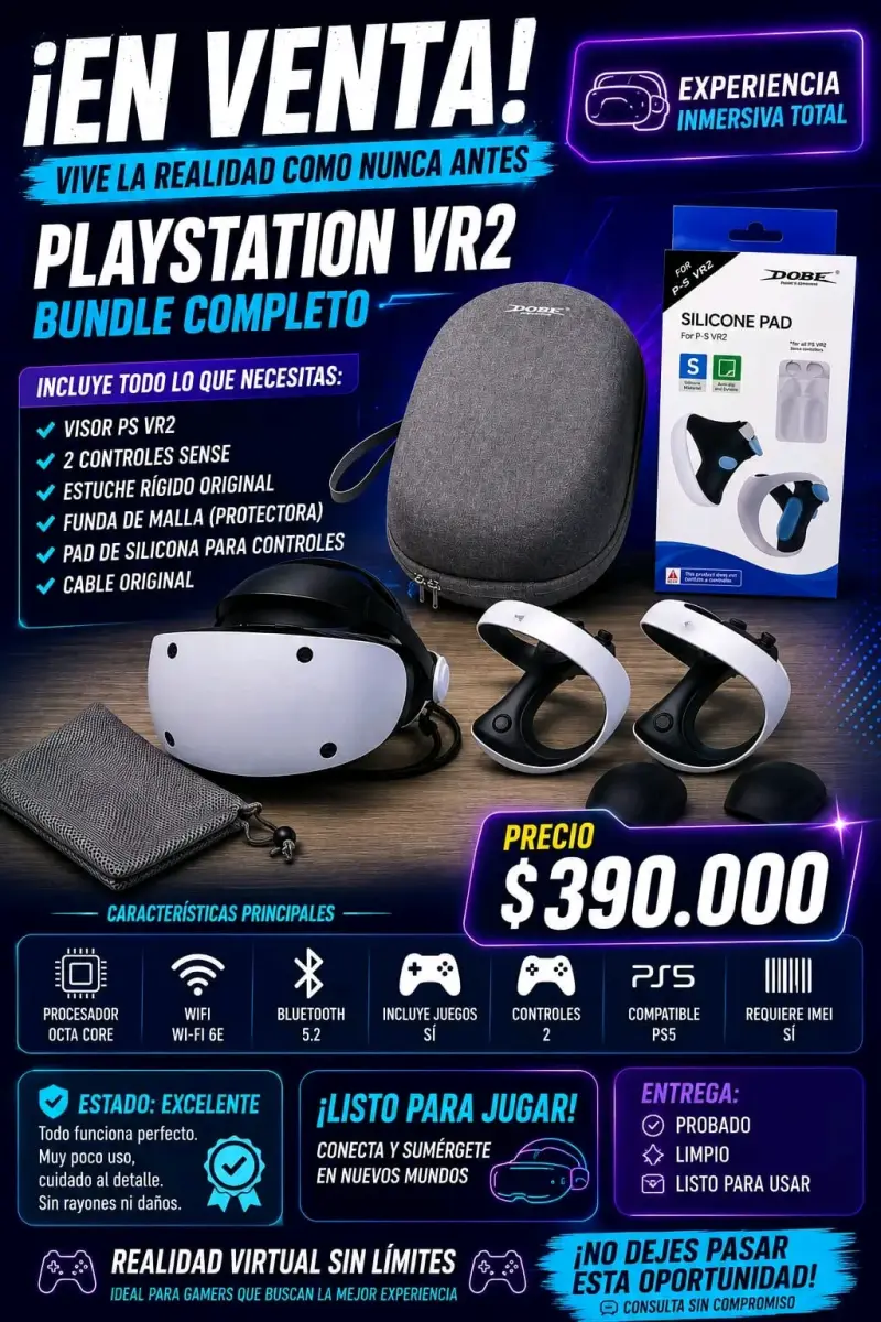 PlayStation VR2 Bundle Completo con Accesorios - 1
