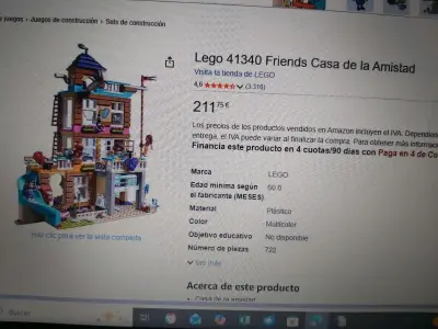 Set de construcción LEGO Friends Casa de la Amistad - miniatura 4