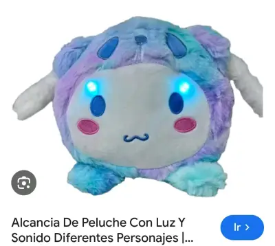 Alcancía de Peluche con Luz y Sonido - miniatura 3