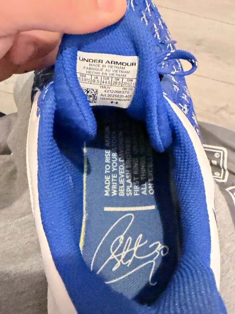 Under Armour Curry Flow 9 Team 'White Royal' - 3
