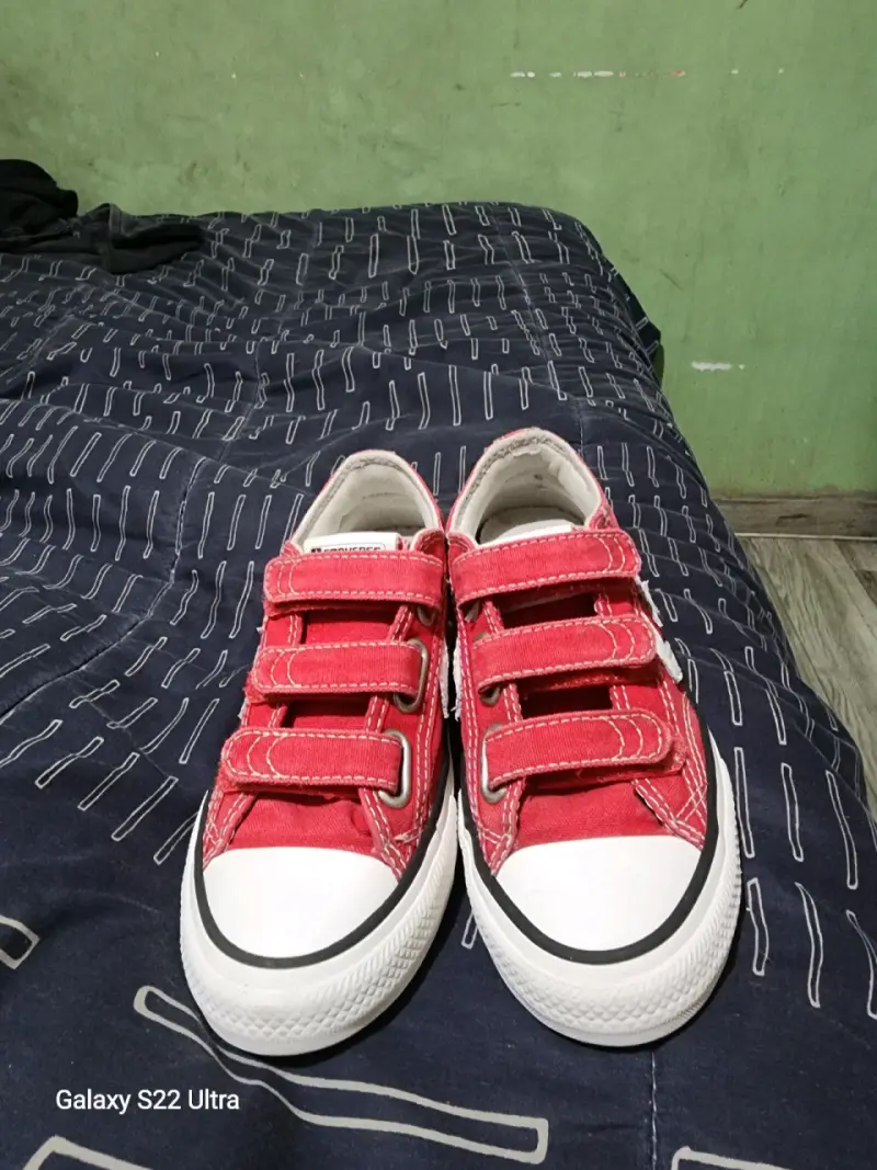 Zapatillas Converse Star Player rojas para niños - 1