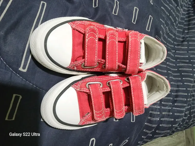 Zapatillas Converse Star Player rojas para niños - 2