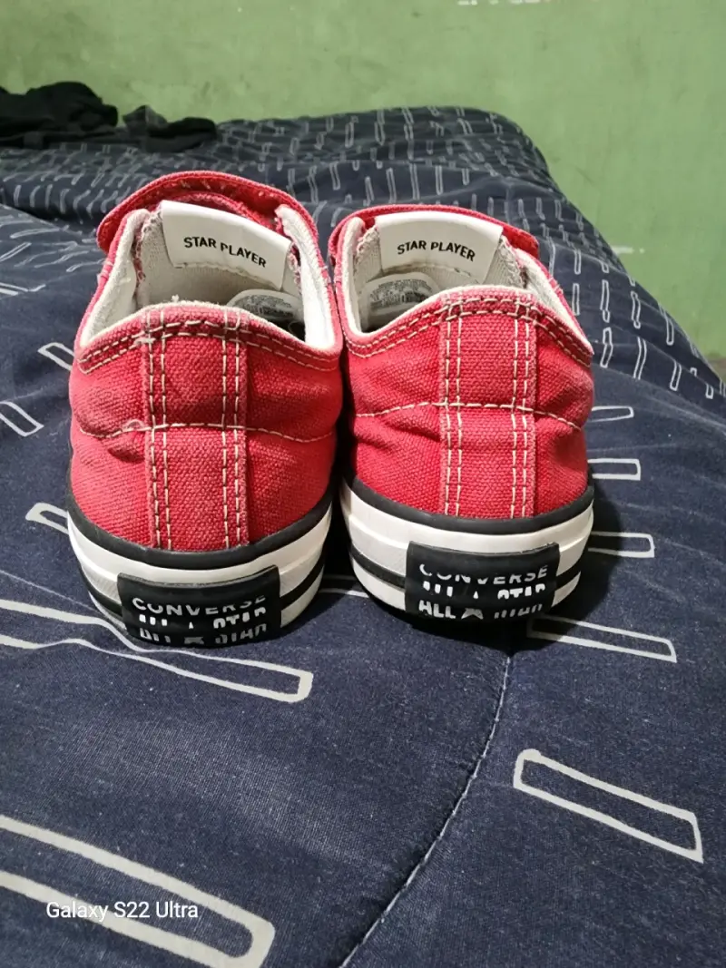 Zapatillas Converse Star Player rojas para niños - 3