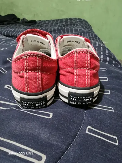 Zapatillas Converse Star Player rojas para niños - miniatura 3