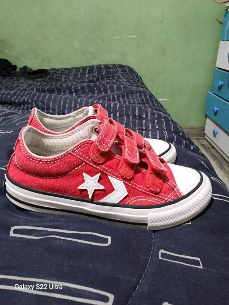 Zapatillas Converse Star Player rojas para niños - 4