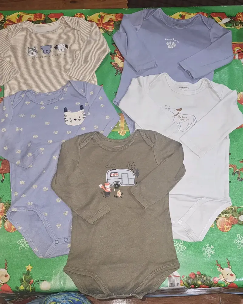 Lote de bodies para bebé con diseños variados - 1