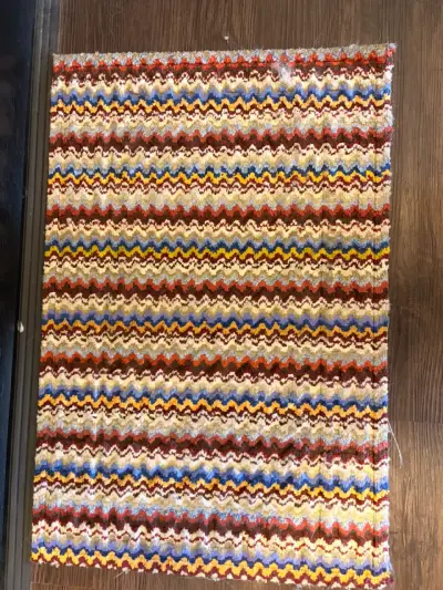 Alfombra limpiapiés de tejido multicolor 60x40 cm - miniatura 2