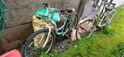 Bicicleta urbana con canasto y parrilla - miniatura 1