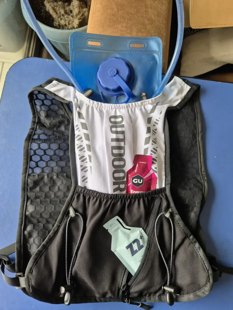 Chaleco de hidratación para running con bolsillos - 2