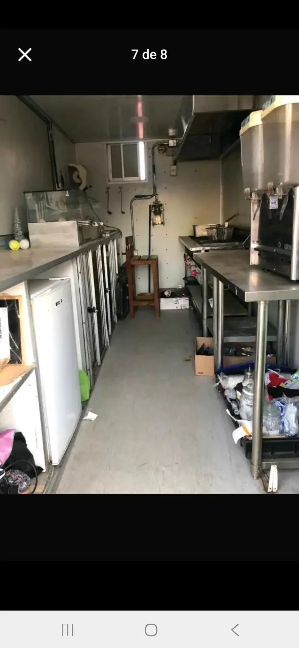 Carro de comida equipado con cocina y fregadero - 1
