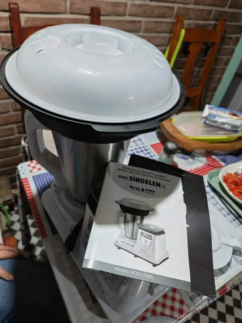 Robot de Cocina Sindelen RCM-1700BL con Jarra de Acero - 2