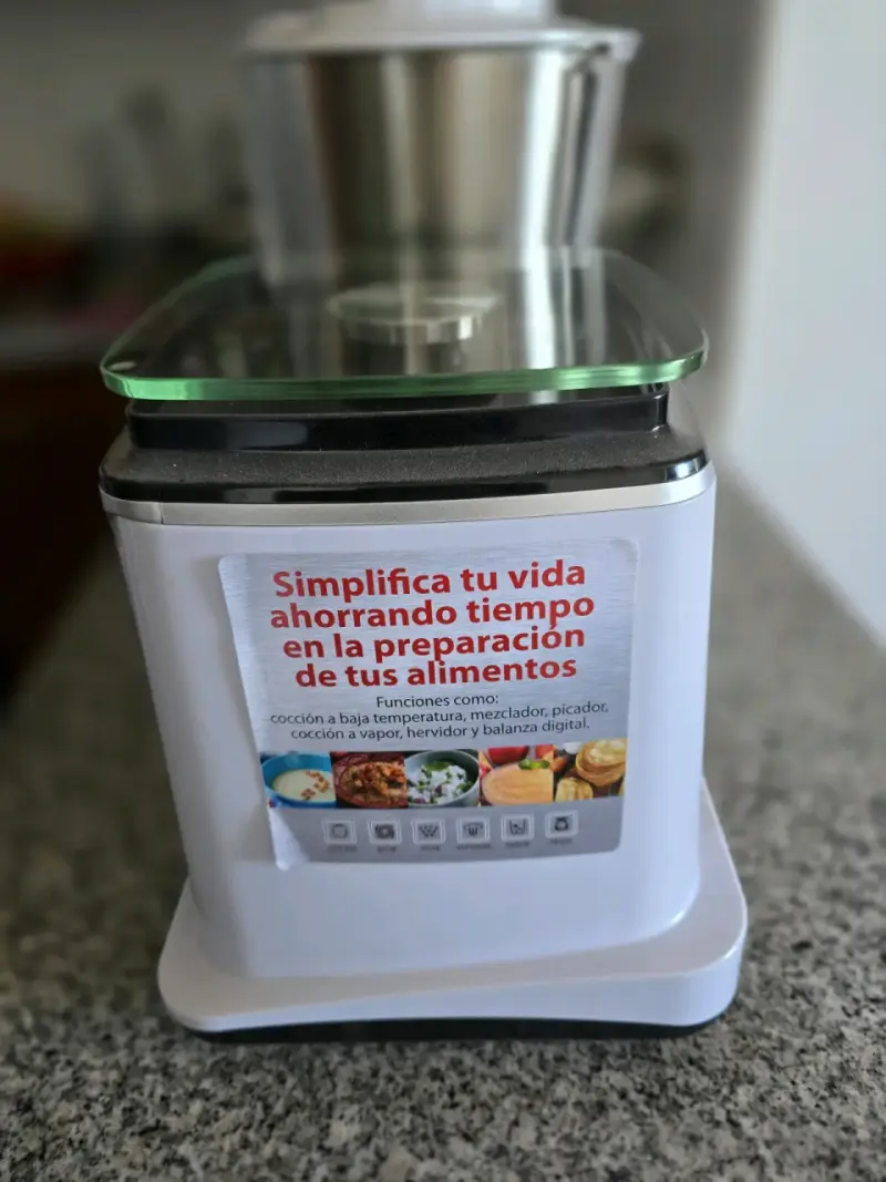 Robot de Cocina Sindelen RCM-1700BL con Jarra de Acero - 5