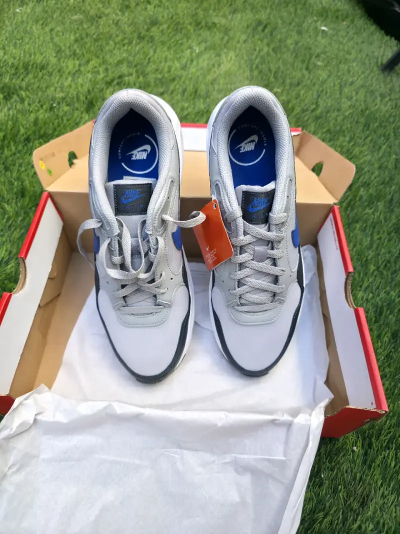 Zapatillas deportivas Nike Air gris y azul - 1