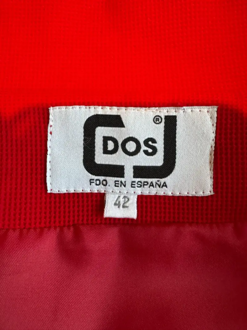 Chaqueta corta roja elegante para mujer - 2