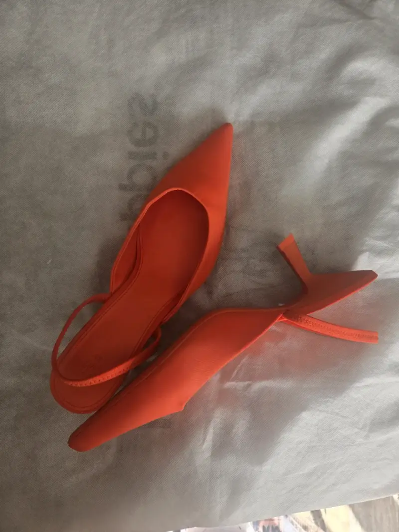 Zapatos de tacón naranja H&M elegantes - 2