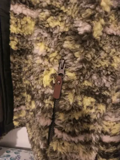 Chaqueta de polar Columbia verde y amarilla - miniatura 4