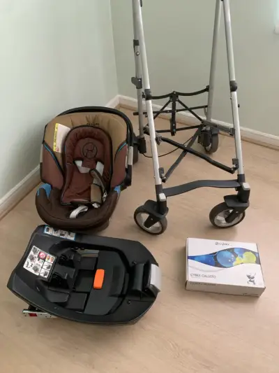 Coche de Paseo Cybex + base +silla nido - miniatura 5