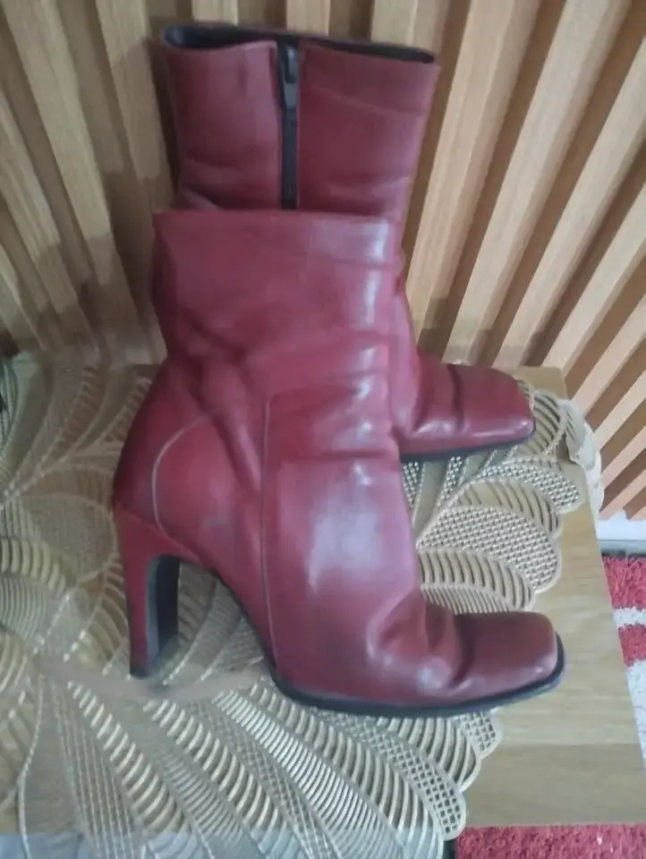 Botas de cuero vintage número 37 - 3