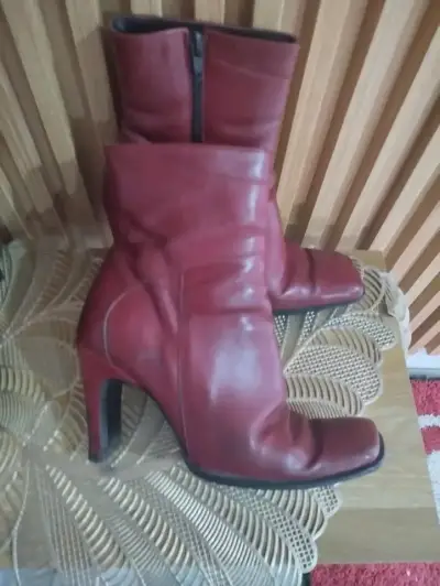 Botas de cuero vintage número 37 - miniatura 3