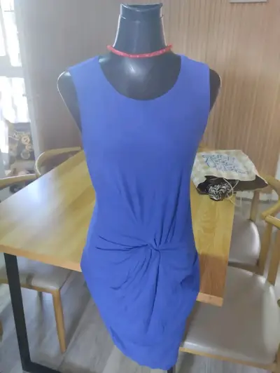 Vestido azul  L MNG Collection - miniatura 1