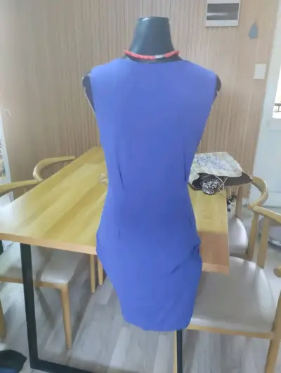Vestido azul  L MNG Collection - miniatura 3