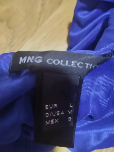 Vestido azul  L MNG Collection - miniatura 4